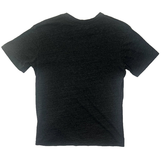 Black T-shirt on a white background