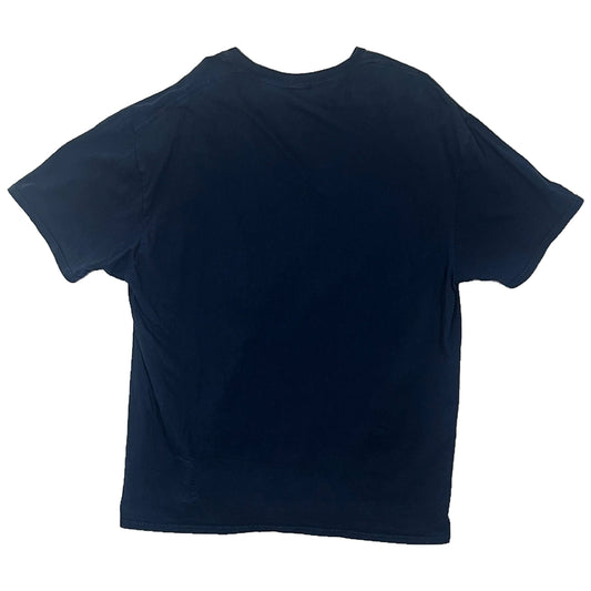 Navy Blue t-shirt on a white background